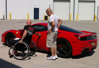 Darios in Ferrari 458 Italia